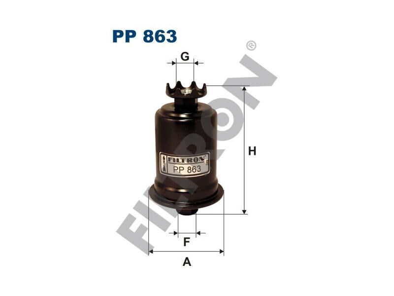 YAKIT FİLTRESİ HYUNDAI ACCENT    MITSUBISHI COLT3 GALANT6 LANCER3-4 84-