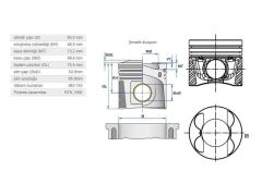 PİSTON 83,50MM M.BENZ OM651 09-