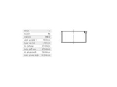 KOL YATAK 0,75 TK. VAG 80 90 BO1 CAD2 GO1-2-3-4 JET1-2 PAS PO3-4 T3 T4 82-